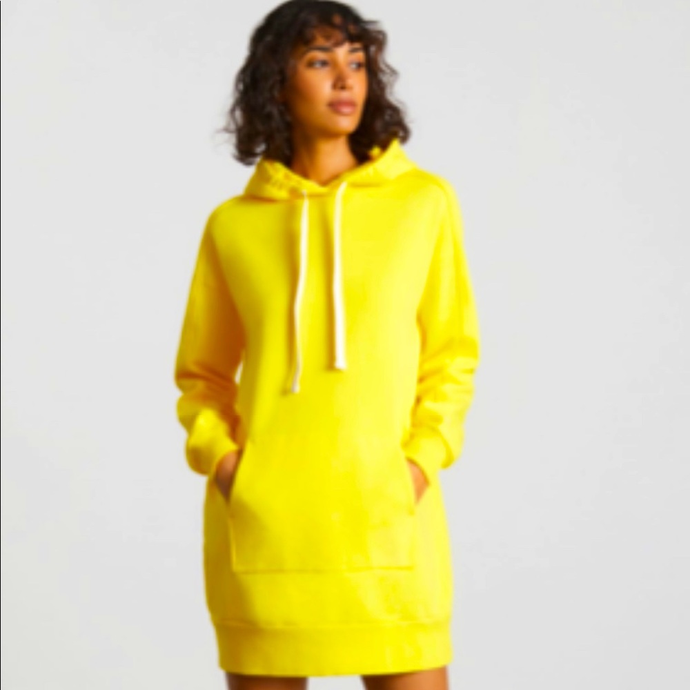 Everlane Yellow Pullover Dress